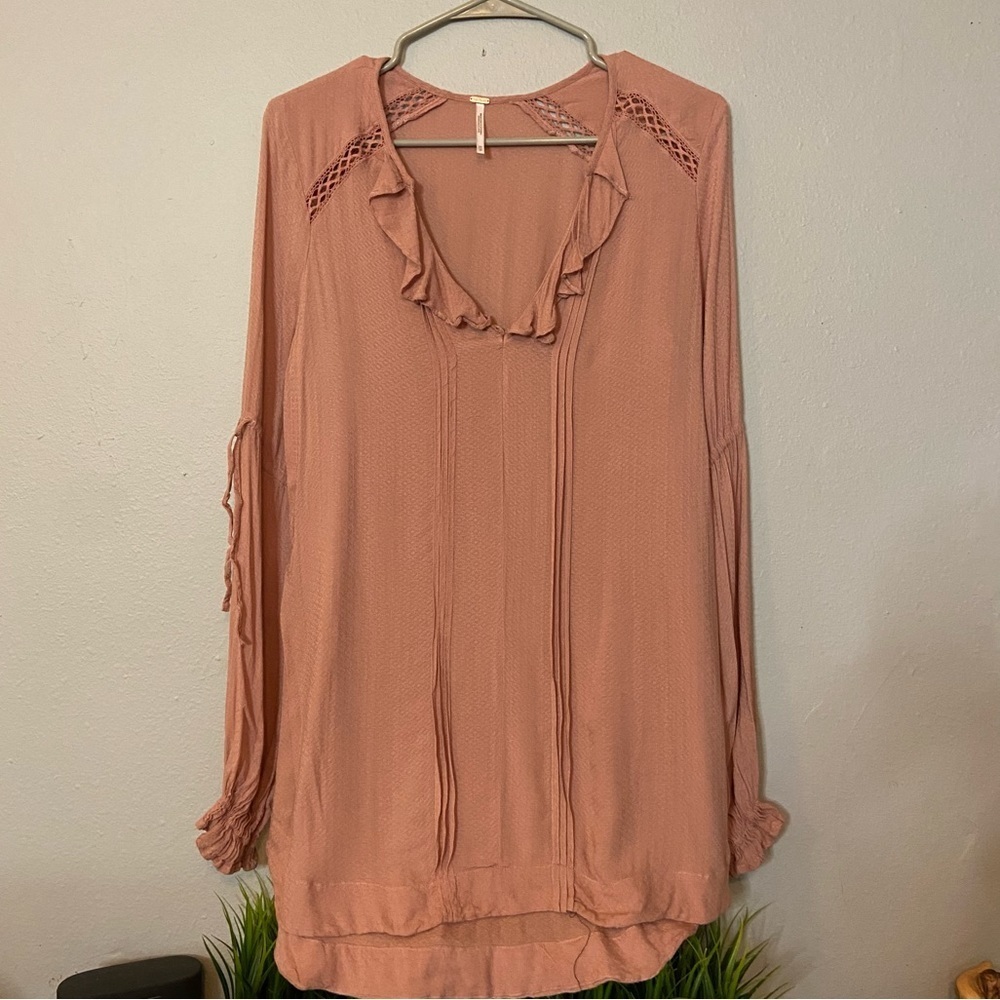 76. Free People Blush Pink Lightweight Casual Sundress Size XS